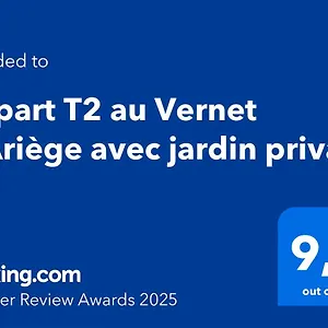  Appartement T2 Au Vernet D'ariege Avec Jardin Privatif